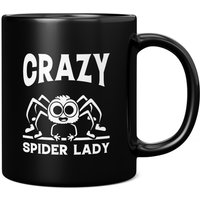 Crazy Spider Lady Tasse, Lustige Spinnen-Kaffeetasse, Coole Geschenkideen Für Schlangenliebhaber, Schlangengeschenke Ihren Geburtstag, Jahrestag von GiftMonsterCo