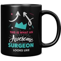 So Sieht Ein Toller Chirurg Aus 11Oz Kaffeetasse/Tasse - Perfektes Geburtstagsgeschenk Für Sie Oder Ihn | Geschenk Männer Frauen von GiftMonsterCo