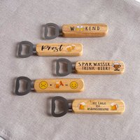 Flaschenöffner Mitbringsel - Personalisiert Mit Name Und Wunschtext Geschenk Zum Geburtstag Oder Grillparty Bunter Uv-Druck von GiftShopDC