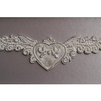 Graues Badezimmer Kunst Silber Wanddekor von GiftStudioCrafts