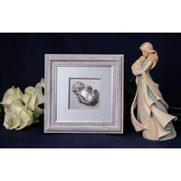 Silberbild Neugeborene Baby Mama Geschenkbild von GiftStudioCrafts