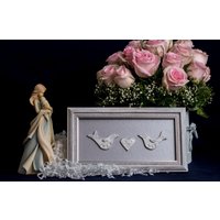 Vögel Liebhaber Silber Kleiner Rahmen Wandbehang von GiftStudioCrafts