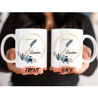 Personalisierte Tasse, Personalisierte Erste Tasse Geschenk Für Freunde, Individuelle Kaffeetasse, Monogramm Becher, Muttertagsgeschenk Sie von Giftablee