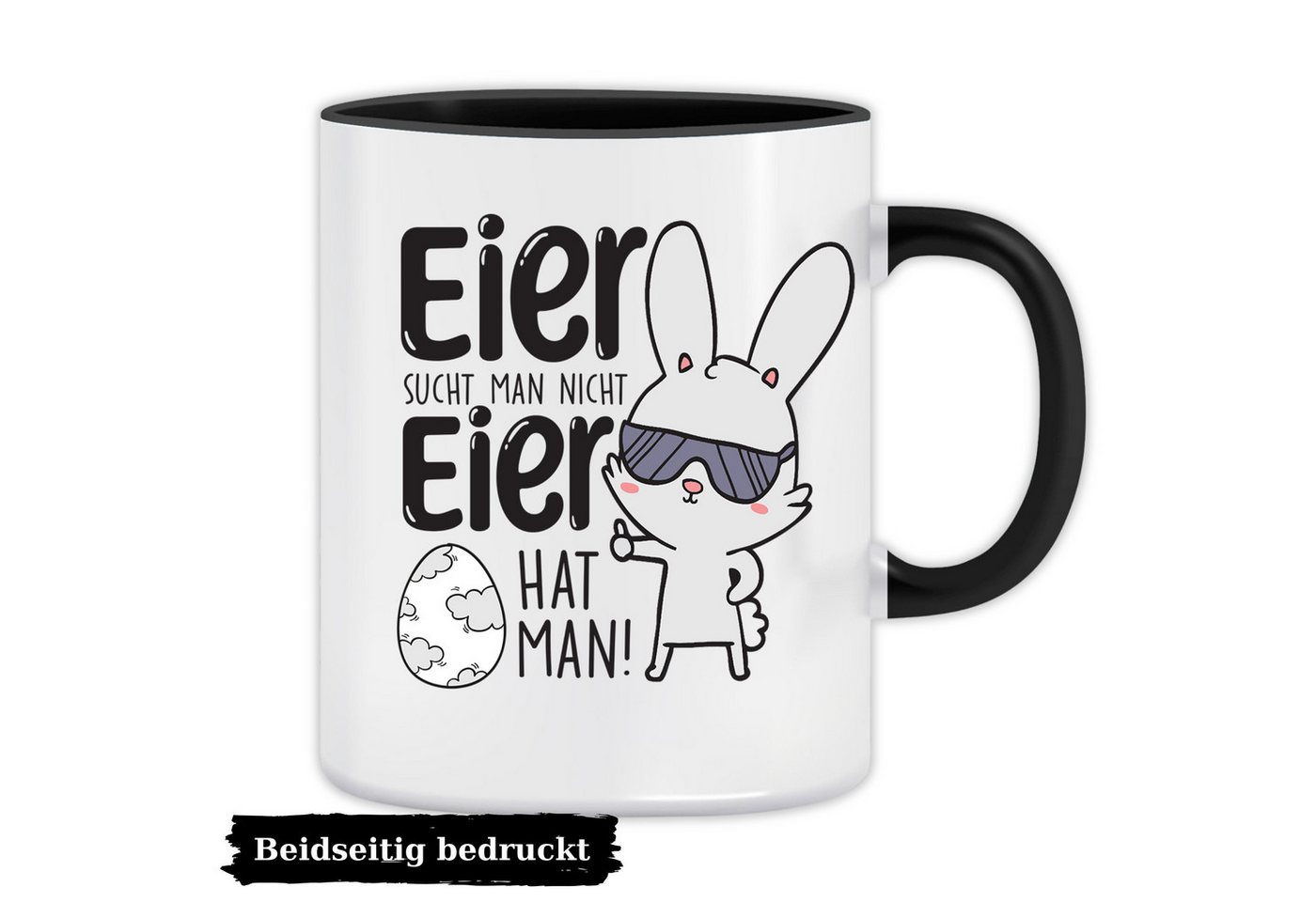 Giftandprint Tasse Ostern deko Ostern Hase geschenke Kaffeetasse Teetasse, Ink. Geschenkbox, Lustig Spruch Osterngeschenke für Männer, Frauen von Giftandprint