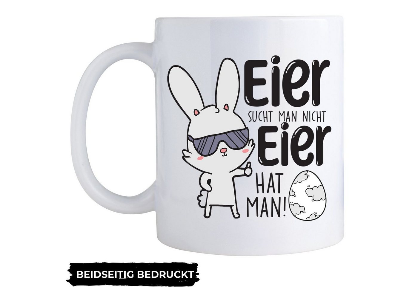 Giftandprint Tasse Ostern deko Ostern Hase geschenke Kaffeetasse Teetasse, Ink. Geschenkbox, Lustig Spruch Osterngeschenke für Männer, Frauen von Giftandprint