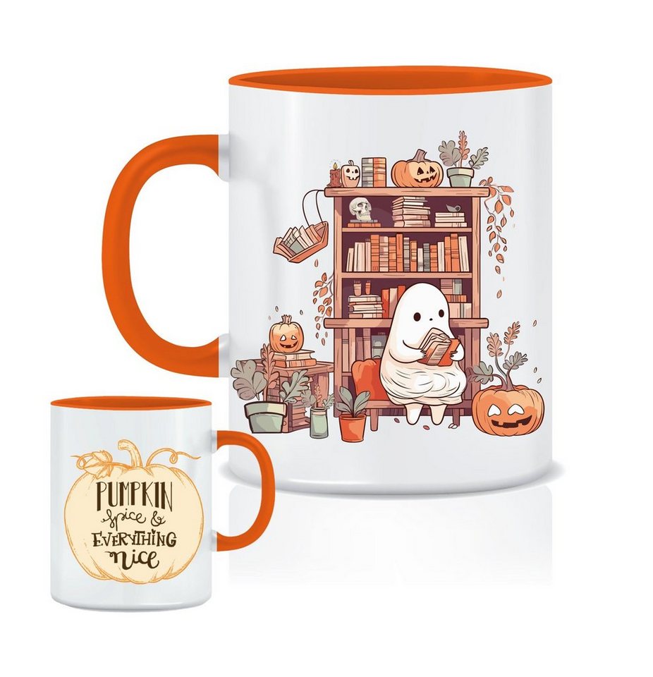 Giftandprint Tasse Pumpkin Spice deko, Kürbistasse, Geschenk, Kürbis, Weihnachten, Spüllmaschinengeeignet, Mikrowellengeeignet von Giftandprint