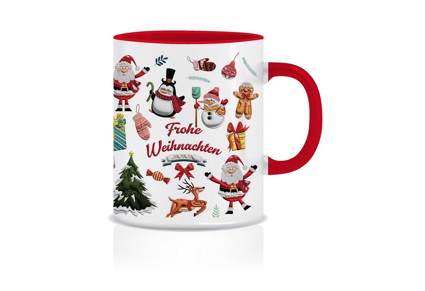 Giftandprint Tasse Weihnachten Geschenke Deko Weihnachtsgeschirr Wichtel Kaffeebecher, Weihnachten Geschenke Tasse Inkl. Geschenkbox Weihnachten Deko von Giftandprint