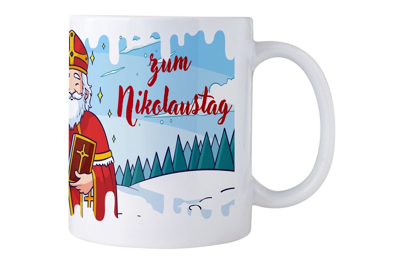 Giftandprint Tasse Weihnachtsdeko Weihnachten, Deko, Kaffeetassen Weihnachtsgeschenke, beidseitig, Spülmaschinen-/Mikrowellengeeignet, mit Geschenkbox von Giftandprint