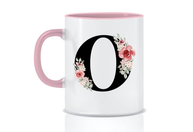 Giftandprint Tasse personalisiert mit Namen Anfangsbuchstabe Monogramm Initiale, Geschenke für Frauen, Spülmaschinengeeignet, Mit Geschenkbox von Giftandprint
