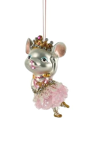 Dekoanhänger Tanzende Maus Glas Höhe 12,5 cm von Giftcompany
