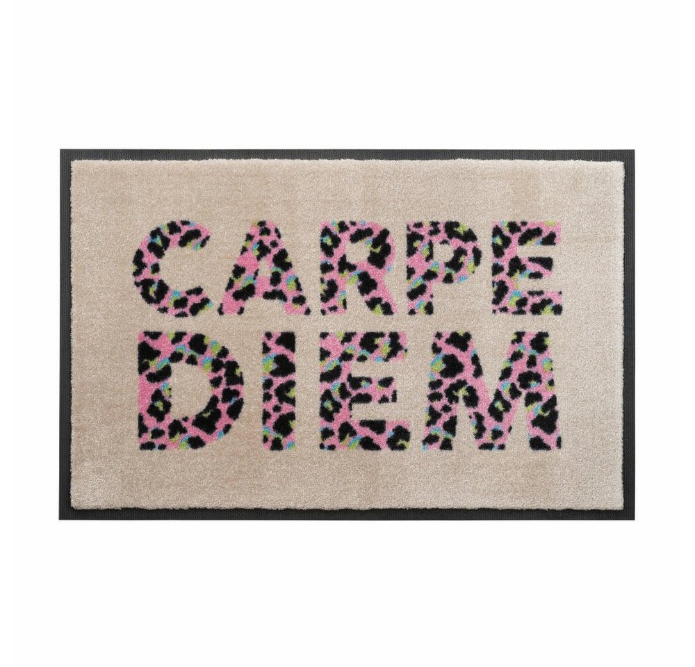 Fußmatte Washables Carpe Diem 75 x 50 cm, Giftcompany, rechteckig, waschbar von Giftcompany