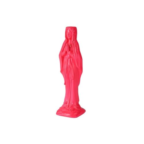 Gift Company [SA2024/10] Cadonna, Kerzenhalter, Madonna, neon pink, 7,3x25x7,3cm von Giftcompany