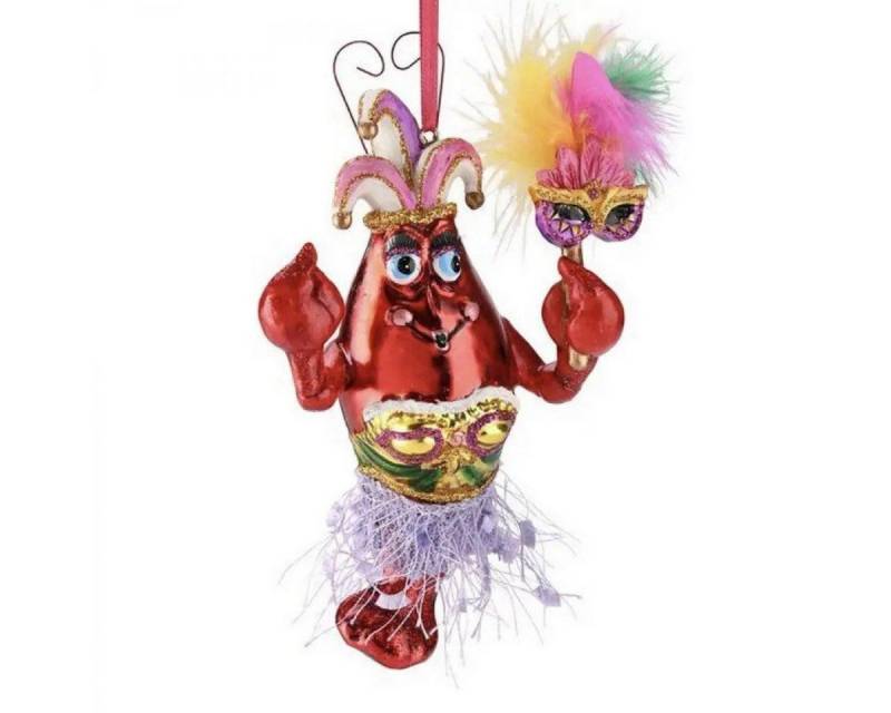 Giftcompany Christbaumschmuck Christbaumschmuck Krabbendame mit Maske Rot Giftcompany Christbaumschmuck Christbaumschmuck Krabbendame mit Maske Rot von Giftcompany