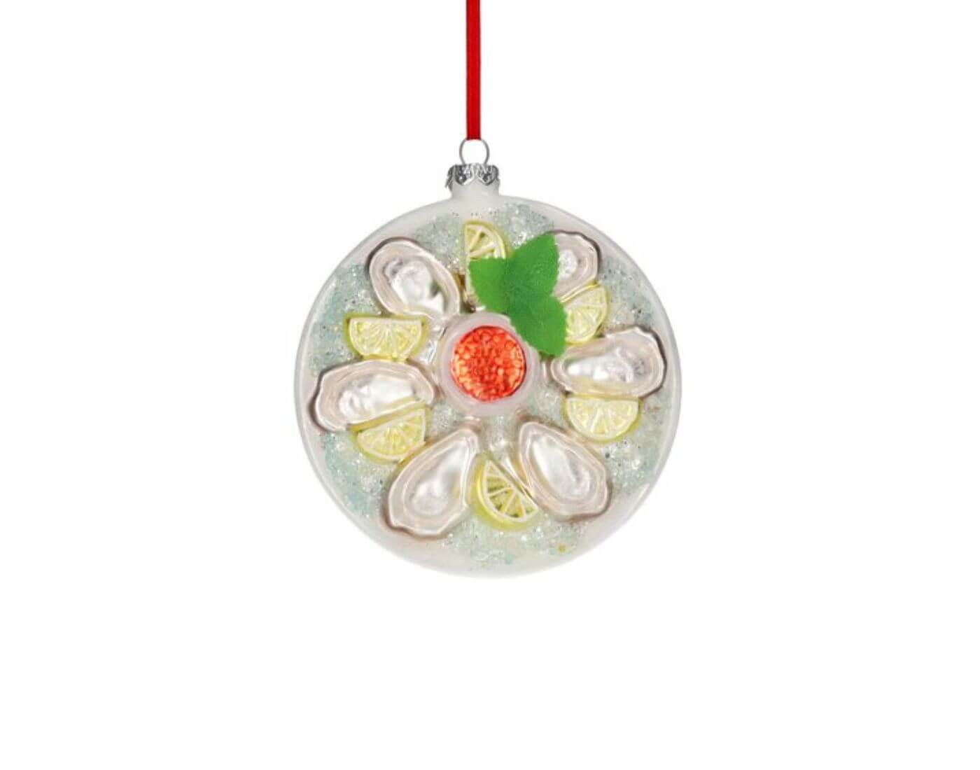 Giftcompany Christbaumschmuck Hänger Austernplatte, weiß Giftcompany Christbaumschmuck Hänger Austernplatte, weiß von Giftcompany