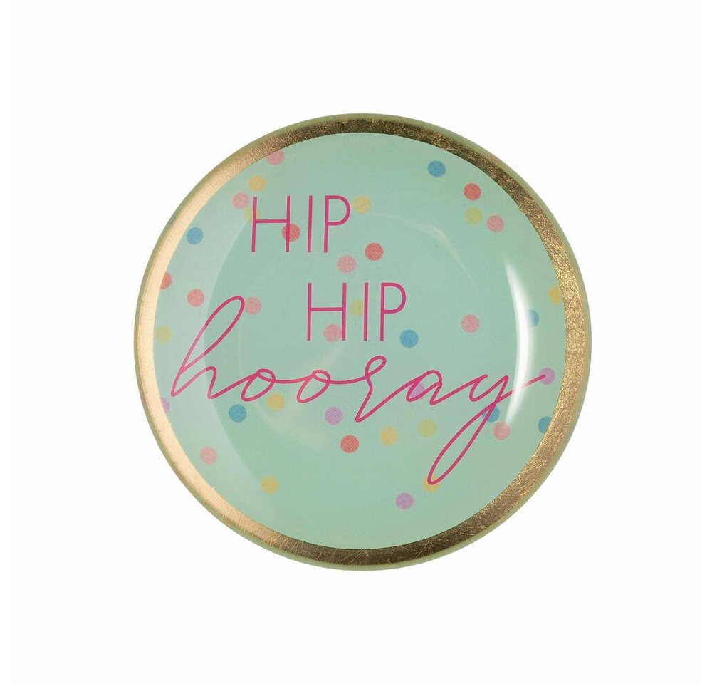 Giftcompany Dekoteller Love Plates Hip Hip von Giftcompany