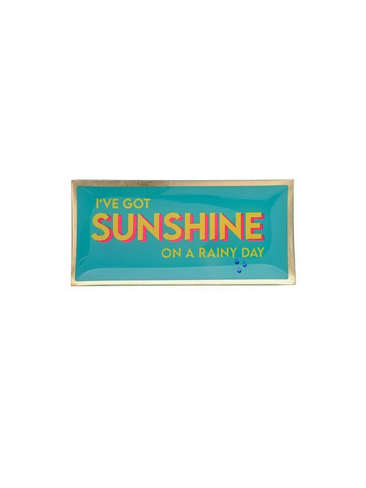 Giftcompany Dekoteller Love Plates I've got sunshine on a rainy day von Giftcompany