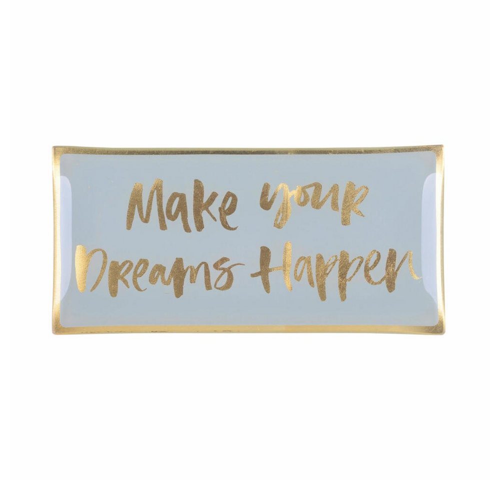 Giftcompany Dekoteller Love Plates Make your dreams happen L von Giftcompany