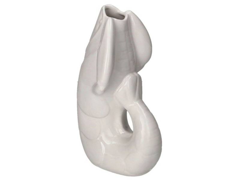 Giftcompany Dekovase Madame Crevette Hummer Vase S weiss 26,7cm (Vasen) von Giftcompany
