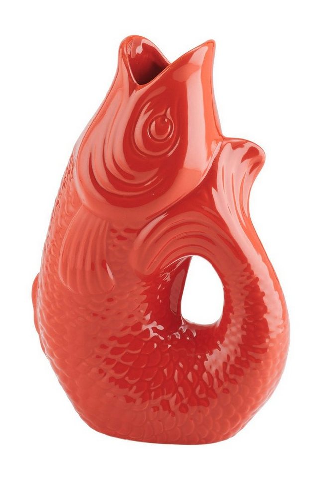 Giftcompany Dekovase Monsieur Carafon Vase / Karaffe Fisch L coral red 2,7l (Vase / Karaffe) von Giftcompany