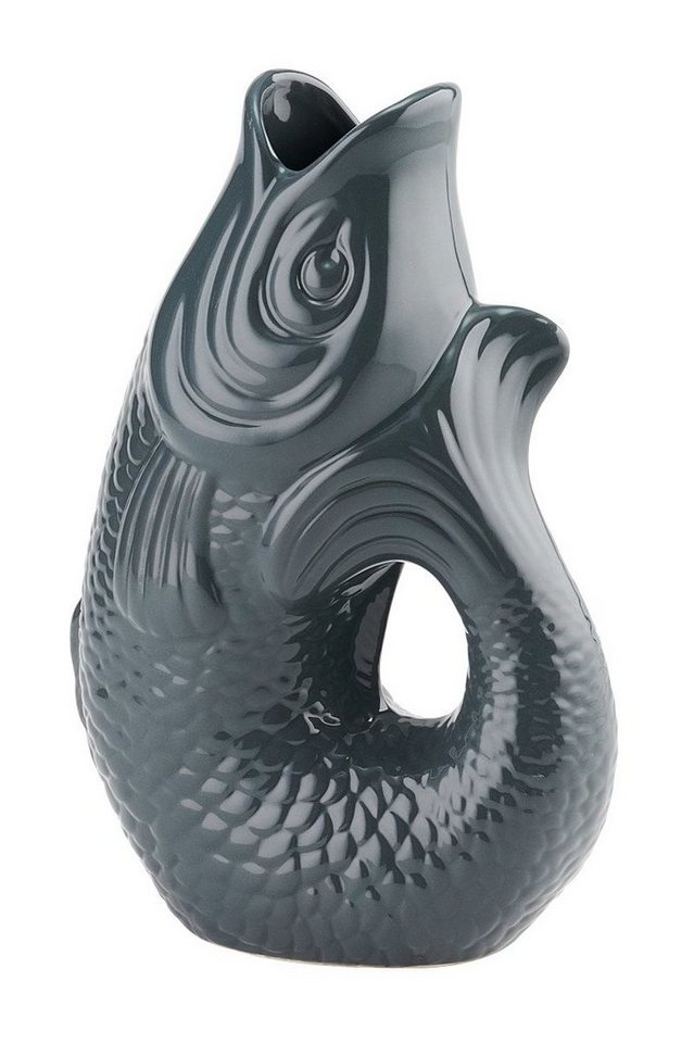 Giftcompany Dekovase Monsieur Carafon Vase / Karaffe Fisch L grau 2,7l (Vase / Karaffe) von Giftcompany