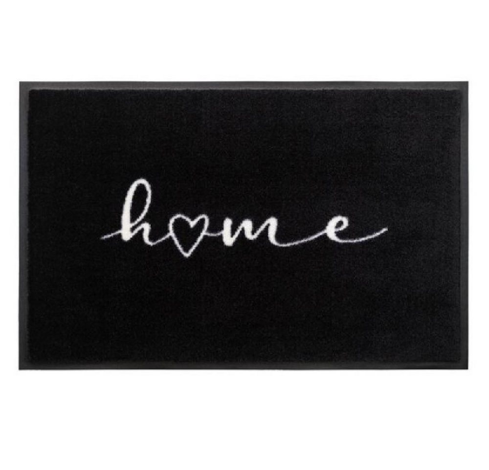 Giftcompany Fußmatte waschbare Fußmatte Home Schwarz (75x50cm) von Giftcompany