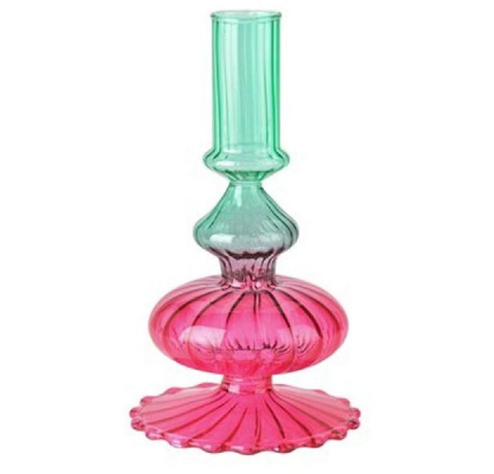 Giftcompany Kerzenhalter Kerzenständer Voile Pink Grün (15,5cm) von Giftcompany