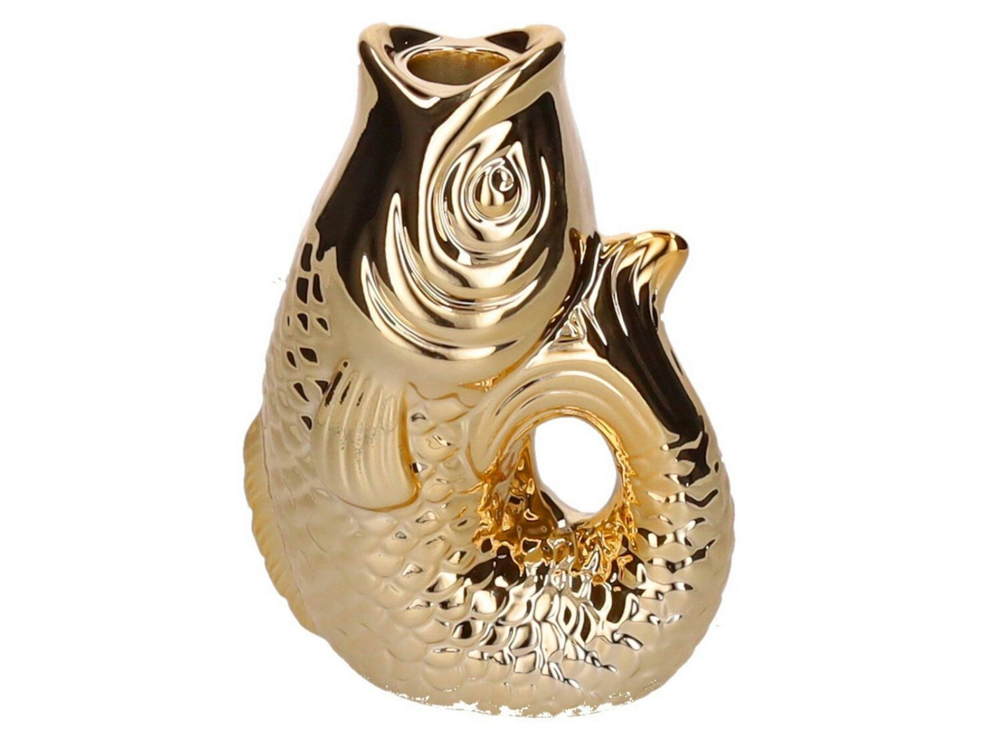 Giftcompany Kerzenhalter Monsieur Carafon Kerzenhalter Fisch S gold 16,2cm von Giftcompany