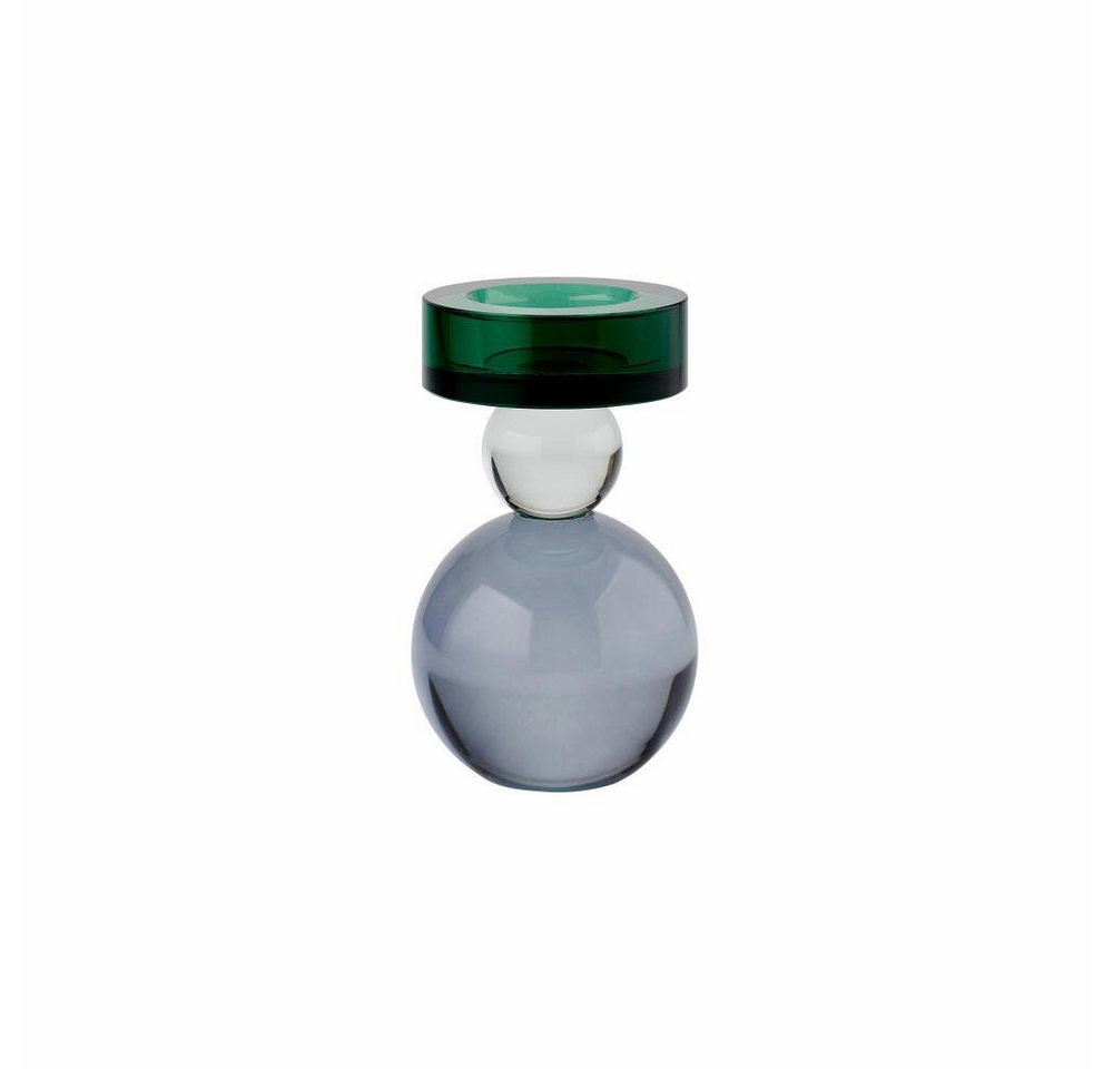 Giftcompany Kerzenhalter Sari Kugel Grün, Transparent, Grau, 13 cm von Giftcompany