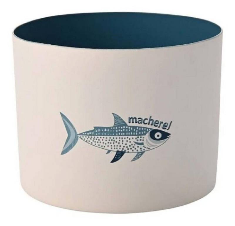 Giftcompany Kerzenhalter Windlicht Goa Fisch Mackerel Weiß Blau von Giftcompany