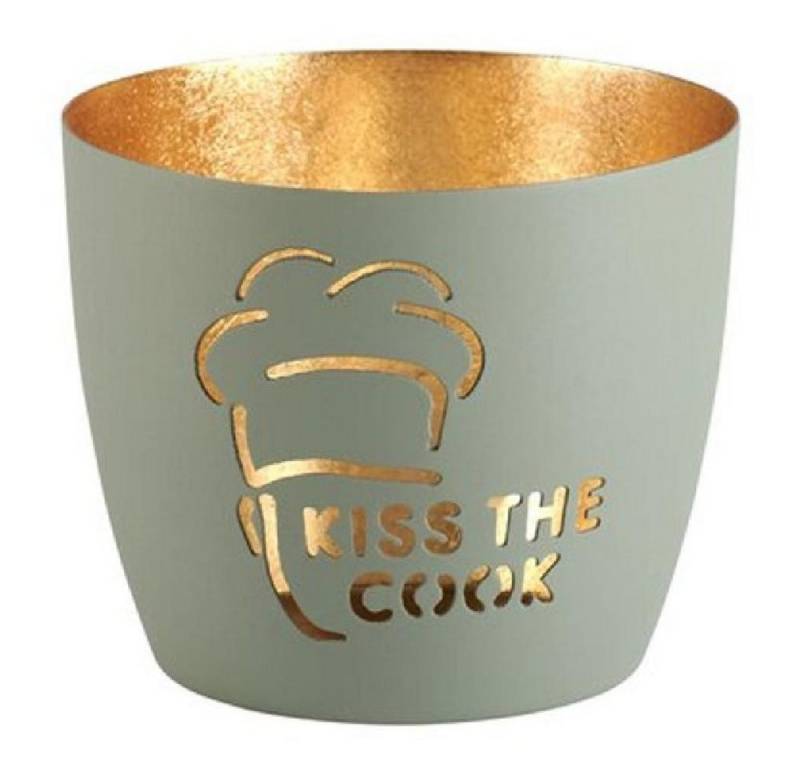 Giftcompany Kerzenhalter Windlicht Madras Kiss the Cook Flannel Gold Giftcompany Kerzenhalter Windlicht Madras Kiss the Cook Flannel Gold von Giftcompany
