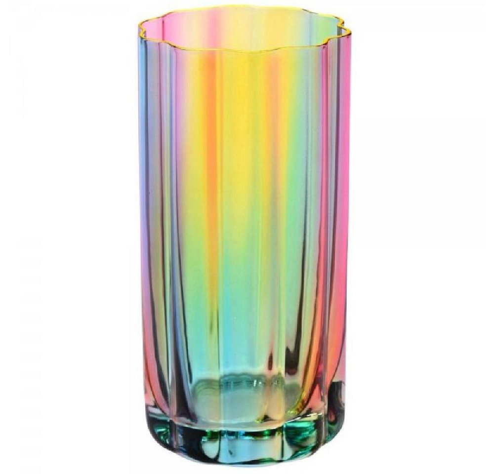 Giftcompany Kerzenhalter Windlicht Vase Jacquard Wave Mehrfarbig (15cm) von Giftcompany