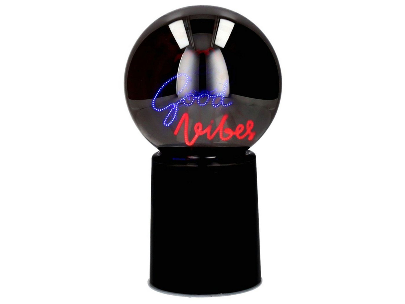 Giftcompany LED-Dekofigur Glowmance LED-Leuchtkugel Neonlicht Good vibes schwarz 21cm Giftcompany LED-Dekofigur Glowmance LED-Leuchtkugel Neonlicht Good vibes schwarz 21cm von Giftcompany