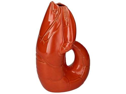 Giftcompany Madame Crevette Hummer Vase L orangerot 32cm von Giftcompany