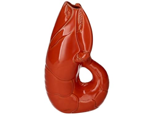 Giftcompany Madame Crevette Hummer Vase S orangerot 26,7cm von Giftcompany