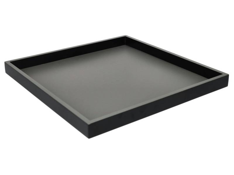 Giftcompany Tablett Neo Tablett quadratisch schwarz 32cm, Holzfaserplatte von Giftcompany