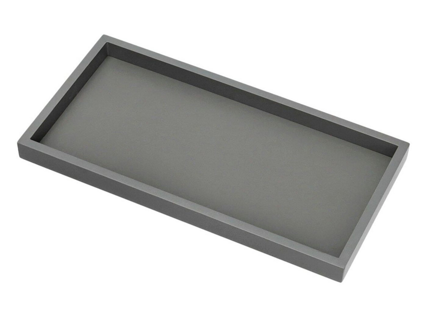 Giftcompany Tablett Neo Tablett rechteckig grau 30cm, Holzfaserplatte Giftcompany Tablett Neo Tablett rechteckig grau 30cm, Holzfaserplatte von Giftcompany