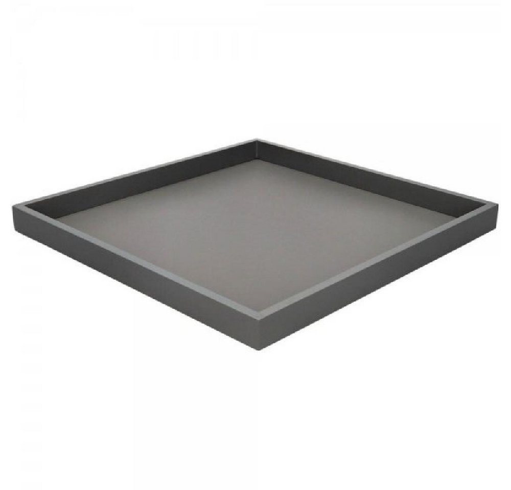 Giftcompany Tablett Tablett Neo Quadratisch Grau Dunkelgrau (32x32cm) von Giftcompany