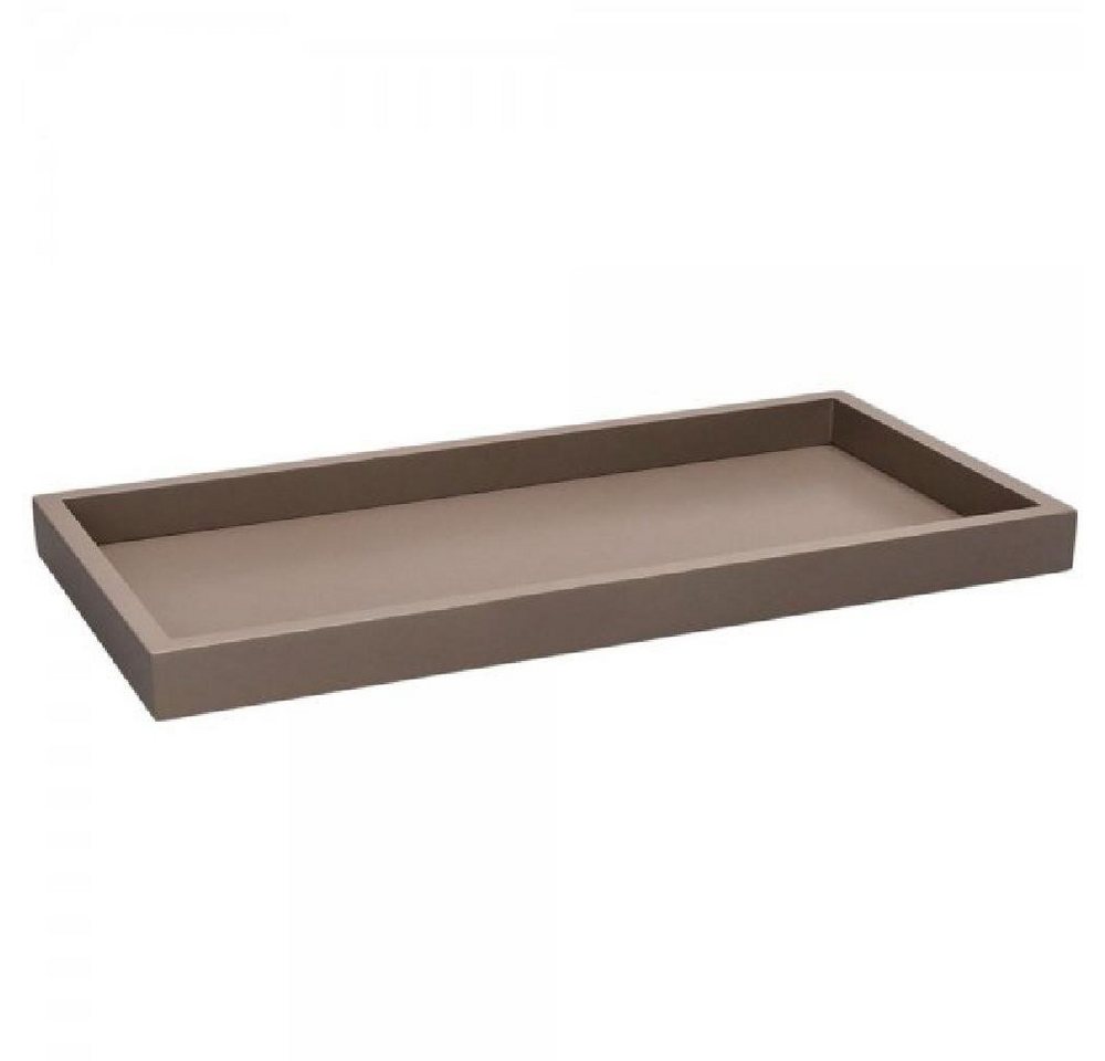 Giftcompany Tablett Tablett Neo Rechteckig Sandstone Grau (30x15cm) von Giftcompany