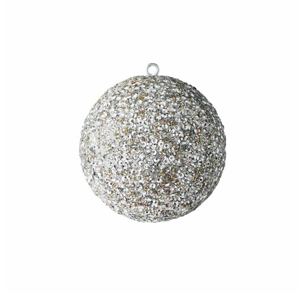 Giftcompany Weihnachtsbaumkugel Opium Silber Ø 10 cm von Giftcompany