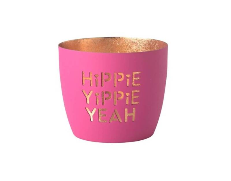 Giftcompany Windlicht MADRAS, WINDLICHT, M, HIPPIE YIPPIE YEAH, NEON PURPLE/GOLD Giftcompany Windlicht MADRAS, WINDLICHT, M, HIPPIE YIPPIE YEAH, NEON PURPLE/GOLD von Giftcompany