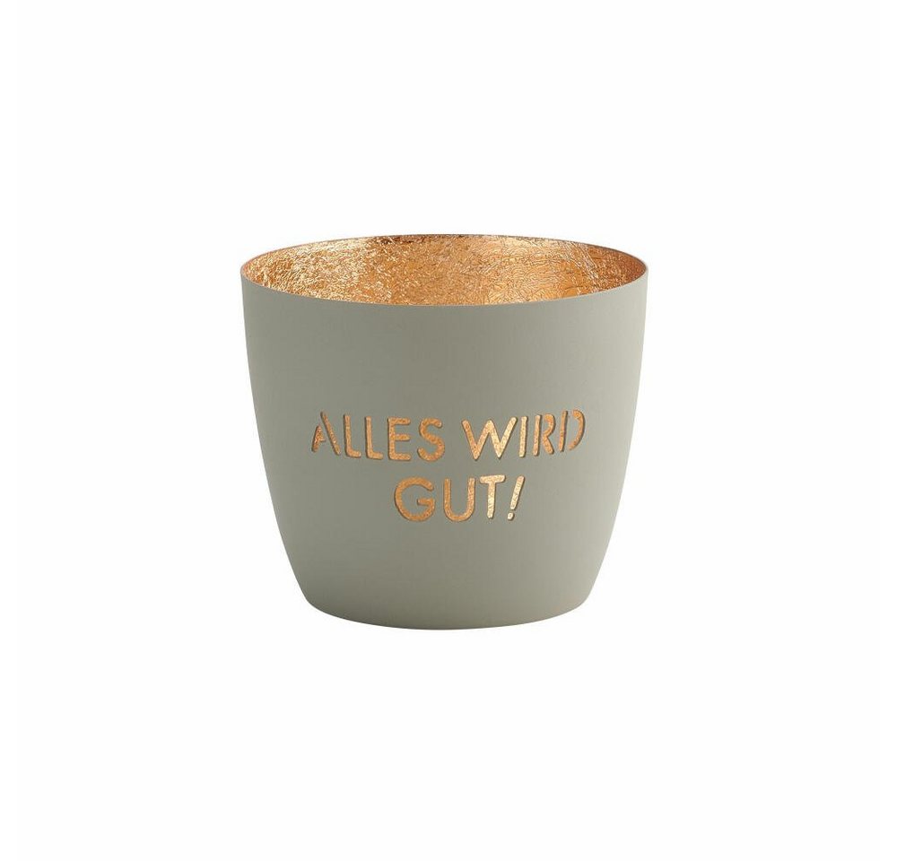 Giftcompany Windlicht Madras Alles wird gut M von Giftcompany