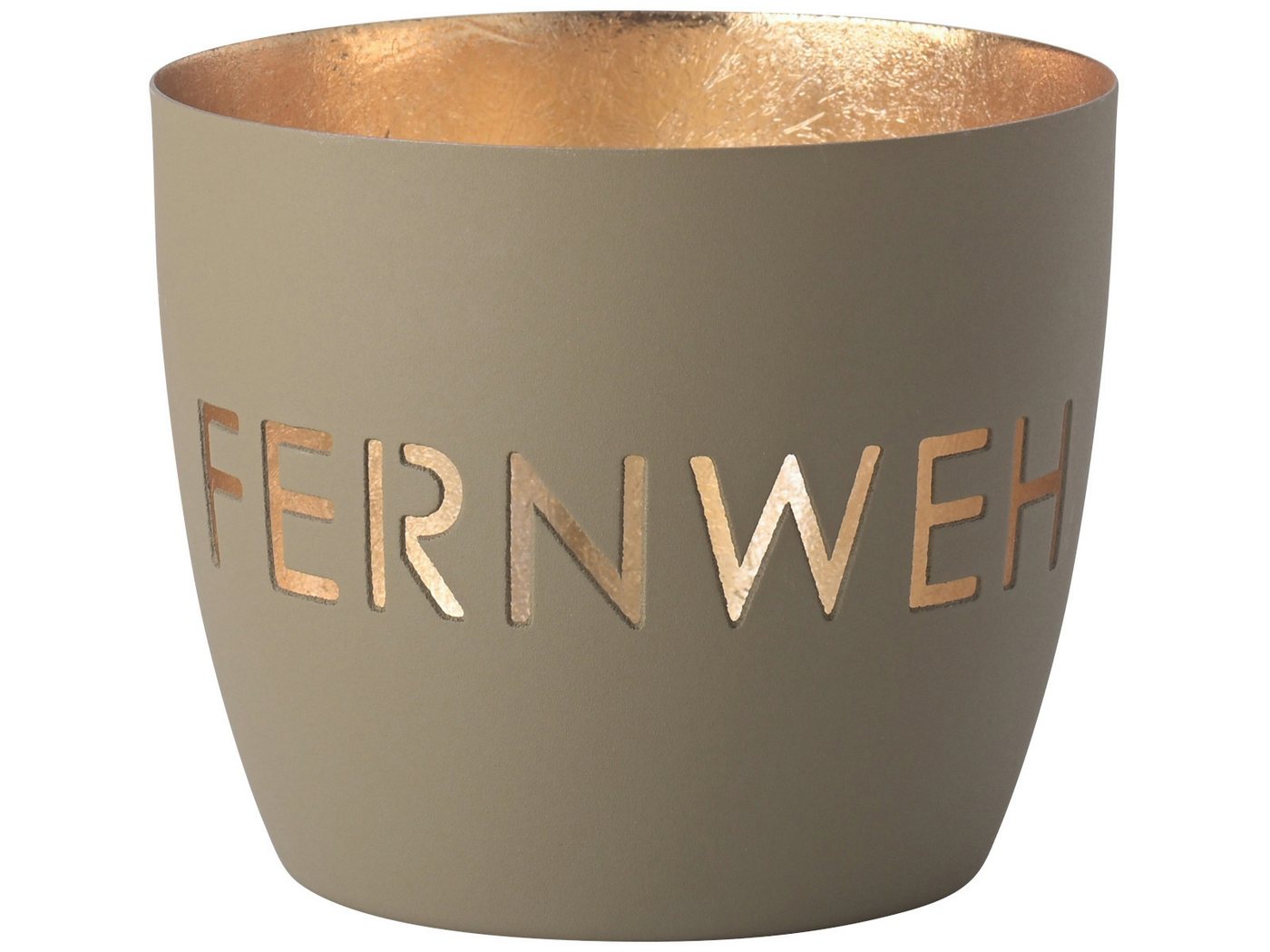 Giftcompany Windlicht Madras Windlicht M Fernweh sandstone/gold 8,5cm Giftcompany Windlicht Madras Windlicht M Fernweh sandstone/gold 8,5cm von Giftcompany