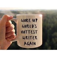 Schriftsteller Geschenk Kaffeebecher. Lustiger Humorvoller Spruch Neuheit Teetasse Geschenkidee Für Und Schriftsteller. 11 Unzen Weiße von GiftoramaStudio