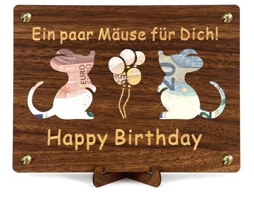 Giftota Geldgeschenke Geburtstag - Happy Birthday - Lustig Geschenkidee Geburtstag, Geldgeschenke Verpackung mit Geburtstagskarte von Giftota