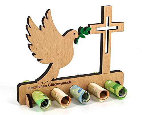Giftota - Originelle Kommunion Geburtstag Geldgeschenk Holz - Kreatives Geldgeschenk - Konfirmation Geschenk - Geschenke aus Holz - Geschenke für Frauen und Männer Giftota - Originelle Kommunion Geburtstag Geldgeschenk Holz - Kreatives Geldgeschenk - Konfirmation Geschenk - Geschenke aus Holz - Geschenke für Frauen und Männer von Giftota