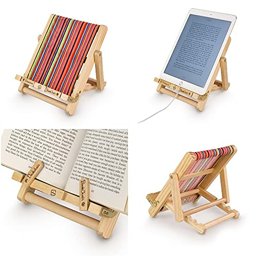 Deckchair Bookchair iPad Ständer | Tablet-Ständer | Buchhalter | Lesekissen | Lesen im Bett zu Hause | Tablet-Schoßauflage | Lustige Geschenkidee für Leser, Buchliebhaber von Gifts for Readers & Writers