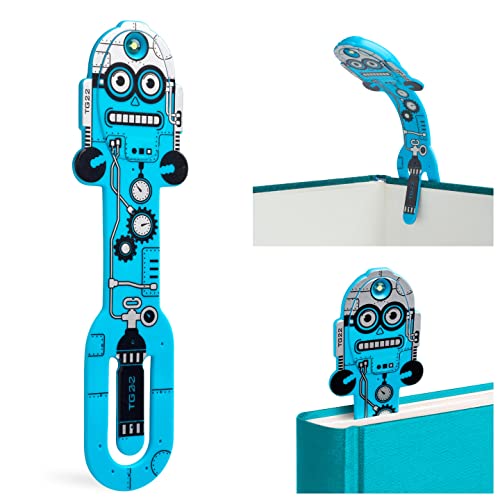 Gifts for Readers & Writers Flexilight Leselampe | 2 in 1 Lesezeichen Buch Licht | LED Clip On Leselampe | Kinder und Erwachsene Buchlampe | Buchzubehör | Geschenk für Leser, Buchliebhaber von Gifts for Readers & Writers