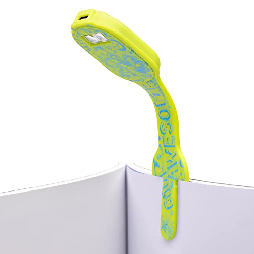 Flexilight wiederaufladbare Leselampe | 2 in 1 Lesezeichen Buch Licht | LED Clip On Leselampe | Kinder und Erwachsene Buchlampe | Buchzubehör | Geschenk für Leser, Buchliebhaber von Gifts for Readers & Writers