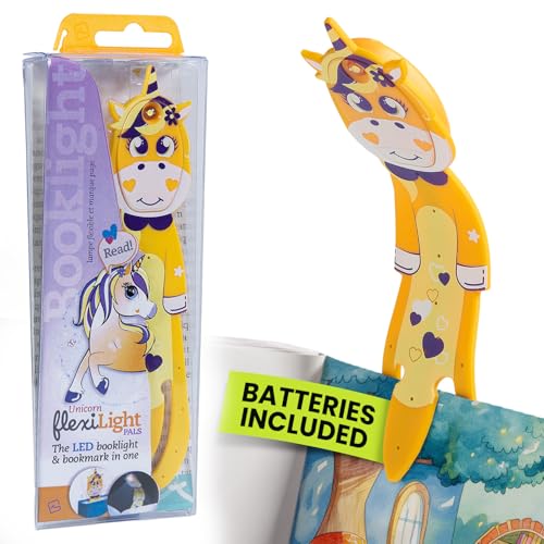 Gifts for Readers & Writers Flexilight Leselampe | 2 in 1 Lesezeichen Buch Licht | LED Clip On Leselampe | Kinder und Erwachsene Buchlampe | Buchzubehör | Geschenk für Leser, Buchliebhaber von Gifts for Readers & Writers