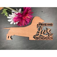 Dackel Plaque - Holz Plakette Plakette. Perfekt Für Dackelliebhaber. Besessen von GiftsAllMappedOut